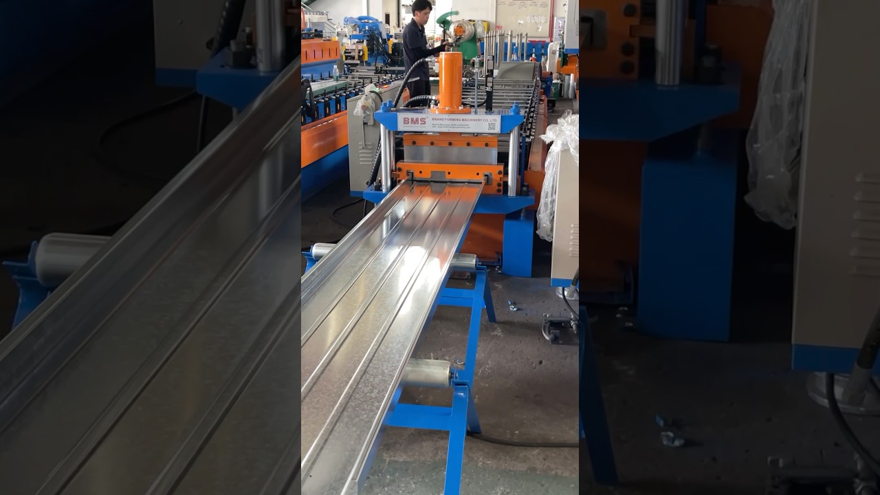 828.Roll Forming Machine for YX50-260/310/460 Crimplok roofing #rollformingmachine #metalforming