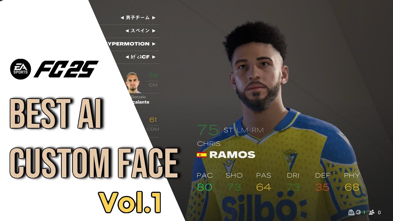 FC25 - Best AI Custom Faces Vol.1 -