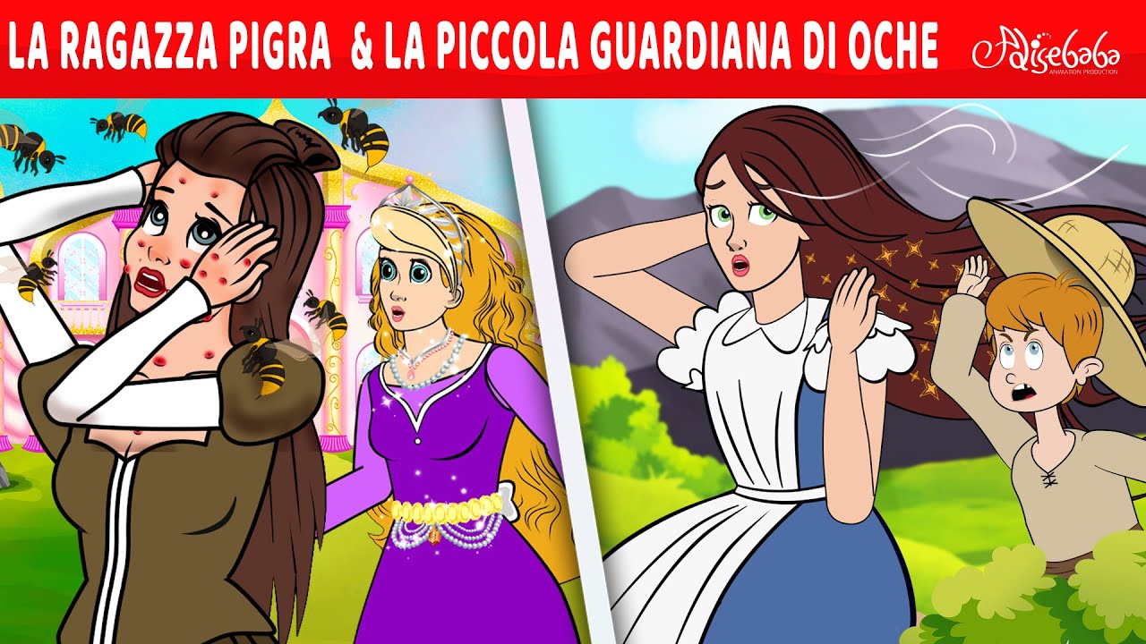La Ragazza Pigra + La Piccola Guardiana Di Oche | Storie Per Bambini Cartoni Animati