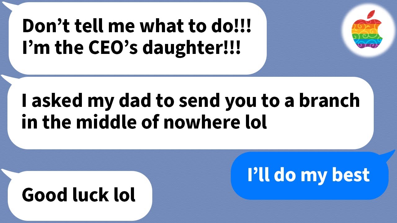 【Apple】 The CEO’s daughter used her connections to get me transferred...