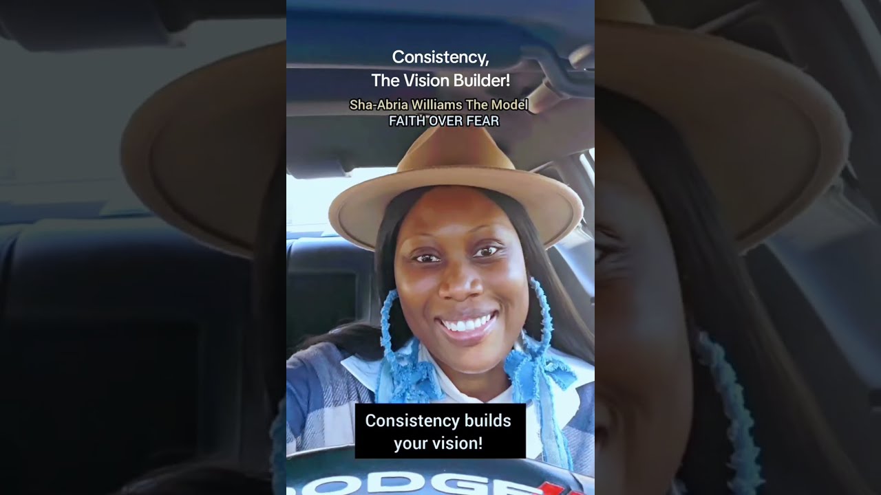 CONSISTENCY BUILDS YOUR VISION! #faith #mindset #motivation #faithoverfear #fyp 
