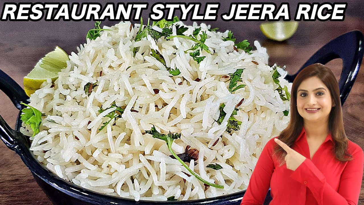 How To Make Perfect Jeera Rice - Flavoured Cumin Rice | Easy Restaurant Style Jeera Rice Recipe