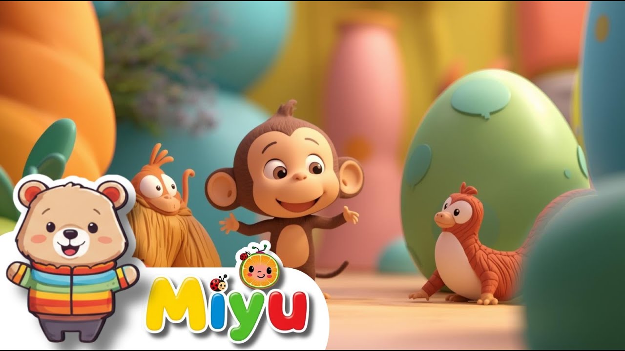 🎵✨ Découvre la Magie des Couleurs et des Animaux avec Miyu - Chansons Pour Enfants ! 🎨🐵