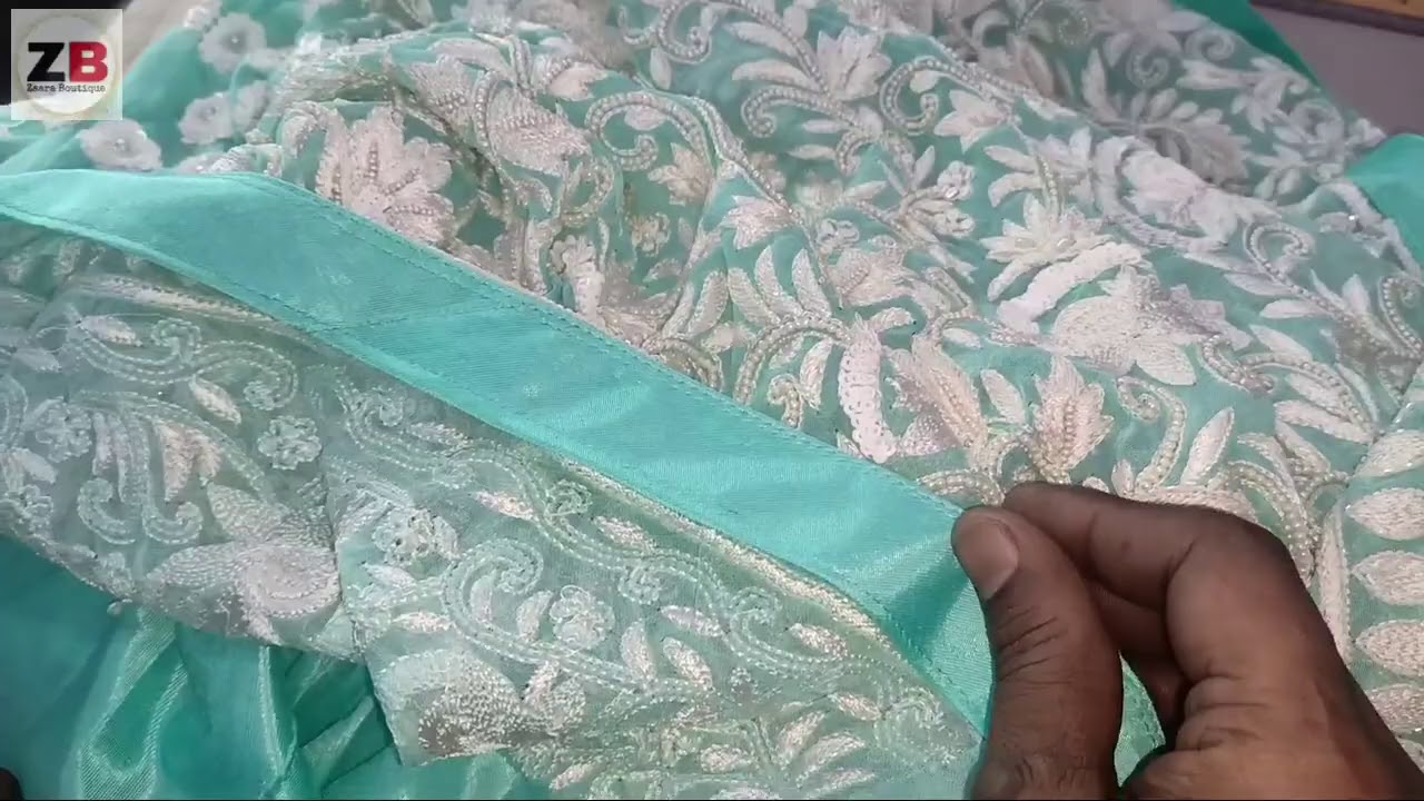 Anarkali Dress me Oreb Patti Lagana Seekhe