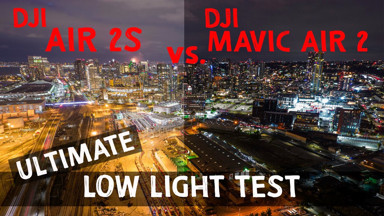 DJI Air 2S vs DJI Mavic Air 2 - Ultimate Low Light Test 4K