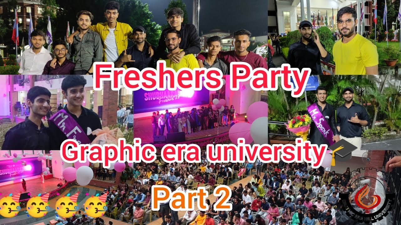 Graphic era deemed to be University🥳 freshers party || Kartikey bro ka Dance 🕺 🤩 || Part 2