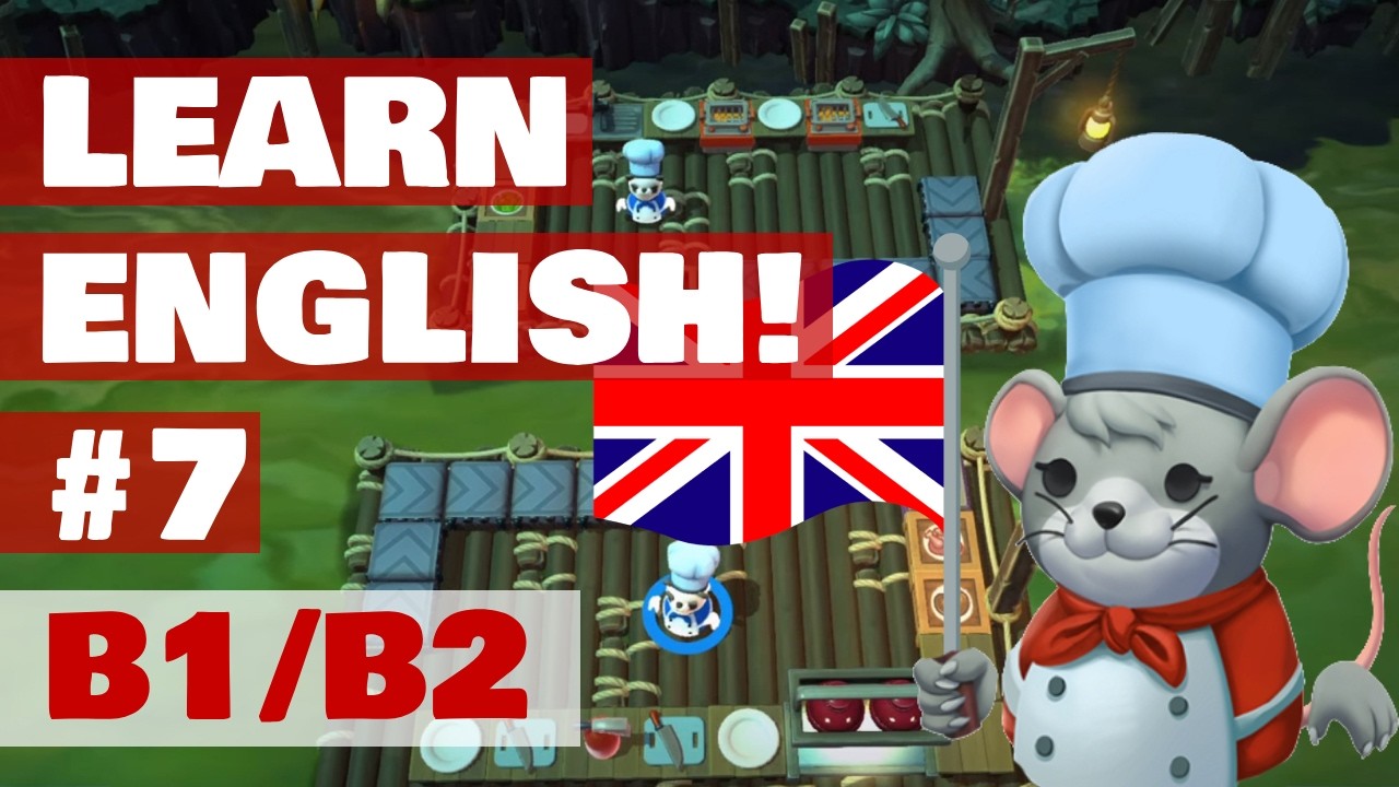 It's Burnt! | Learn English with Overcooked 2 (B1/B2 Comprehensible input) Ep7
