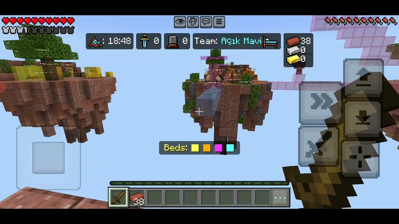Bedwars oynuyoruz! Bölüm 3