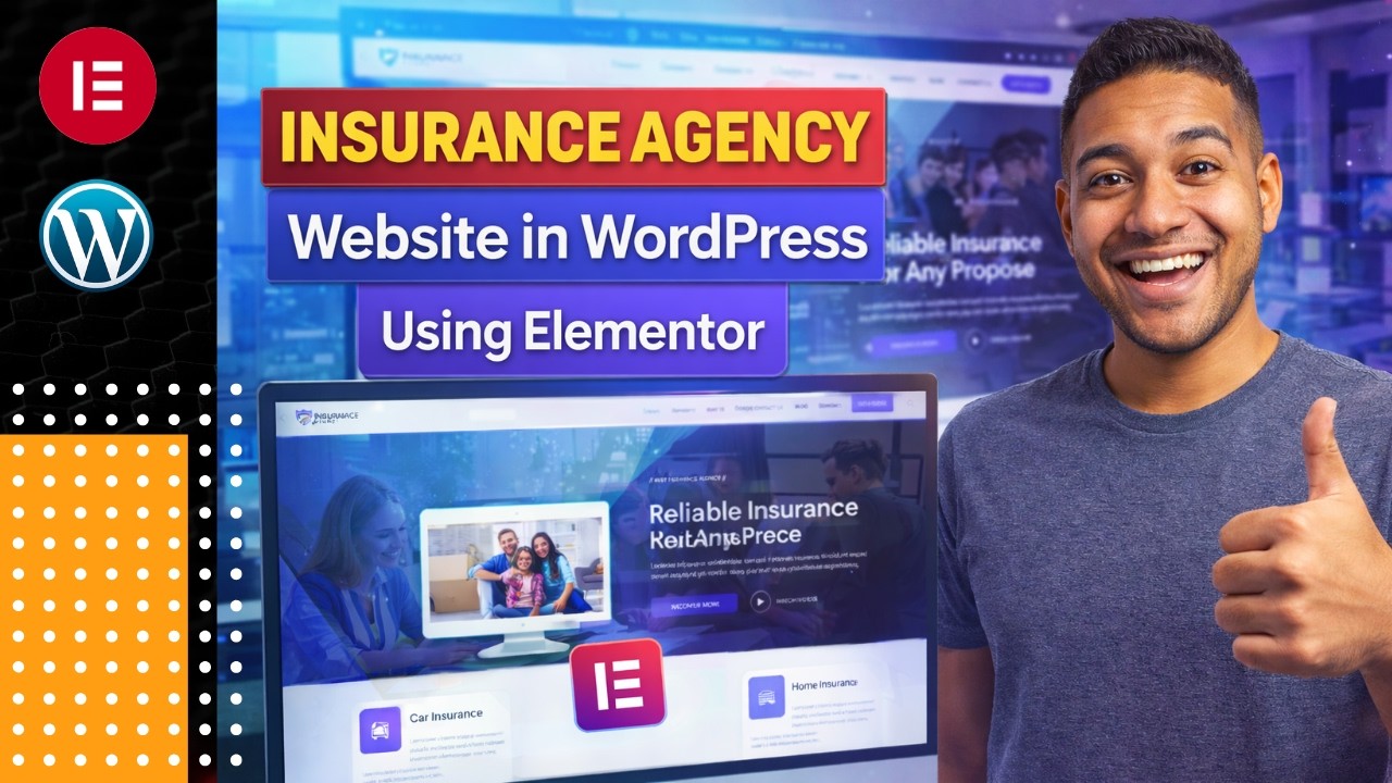 How to Create an Insurance Agency Website in WordPress Using Elementor