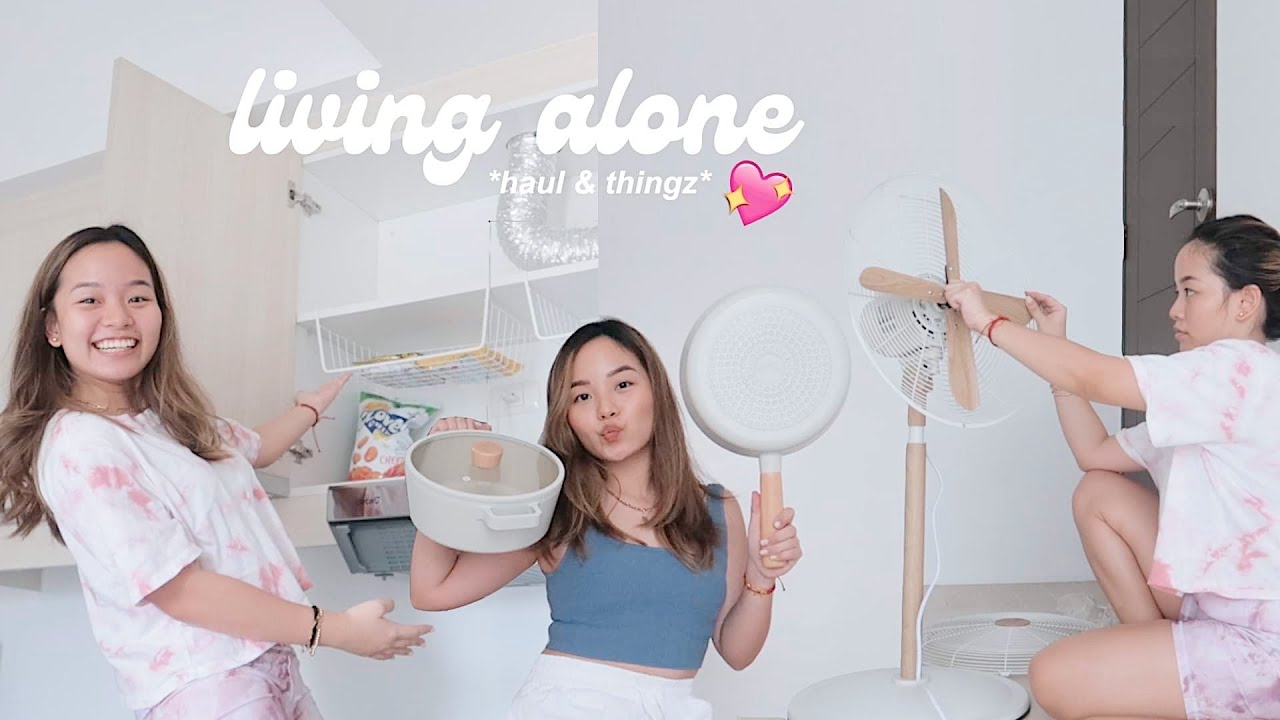 Living Alone *thingz* | Home Haul, Kitchen Organizers & Setting Up Some Appliances!