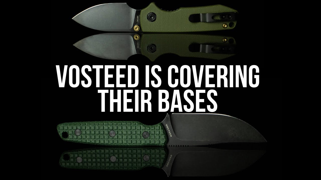 They've Got Something for Everyone - Vosteed Knives Raccoon Cub and Mink Fixed Blade