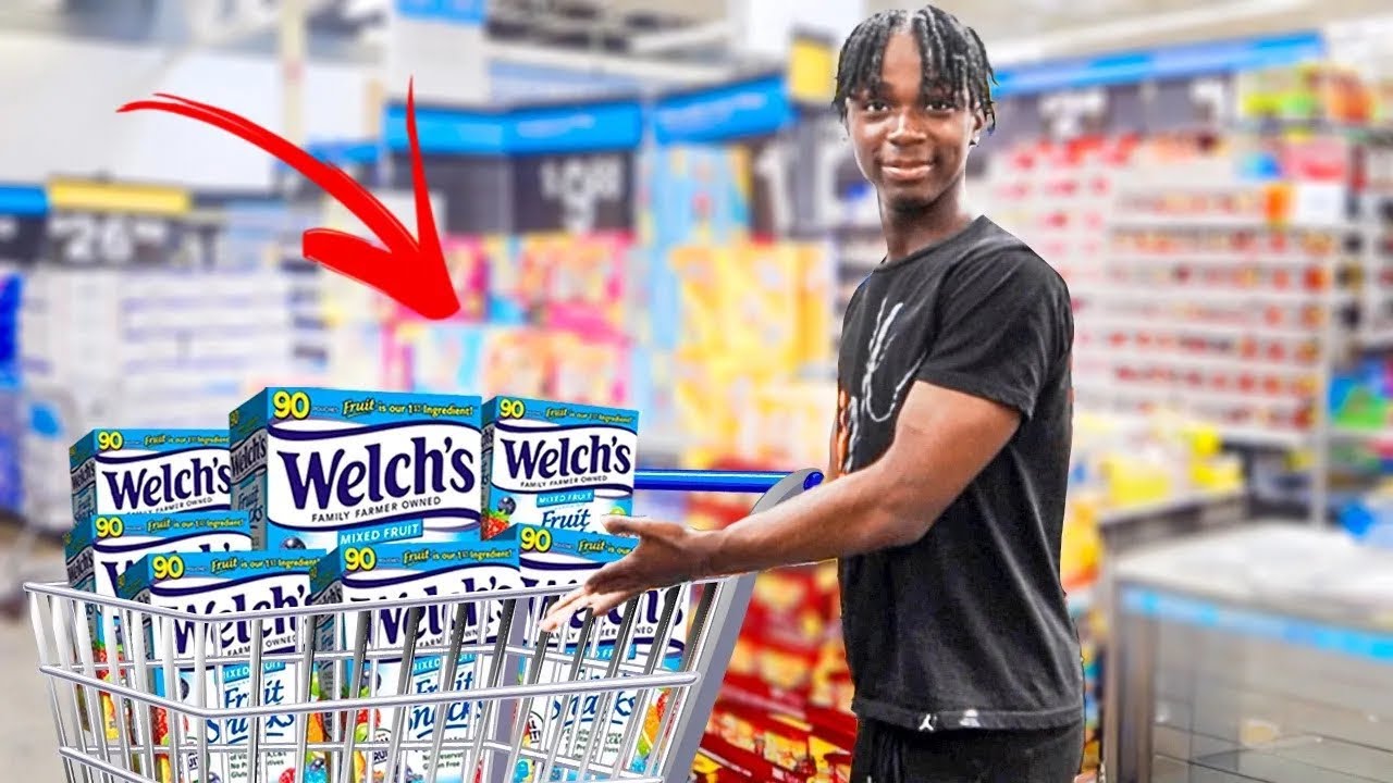 LETTING DARION DO SPRING BREAK GROCERY SHOPPING **BAD IDEA**