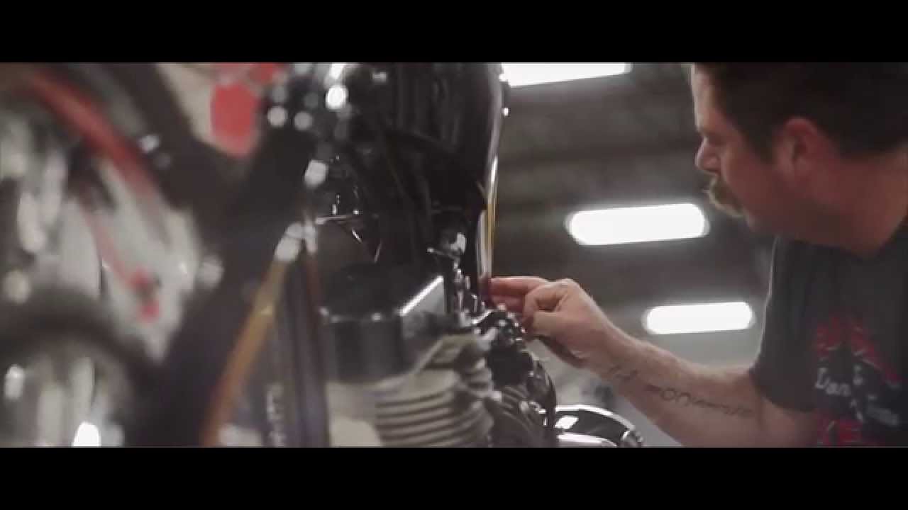 Sign Painters: Starr Studios  "Jesse James Chopper Gold Leaf and Pinstriping"