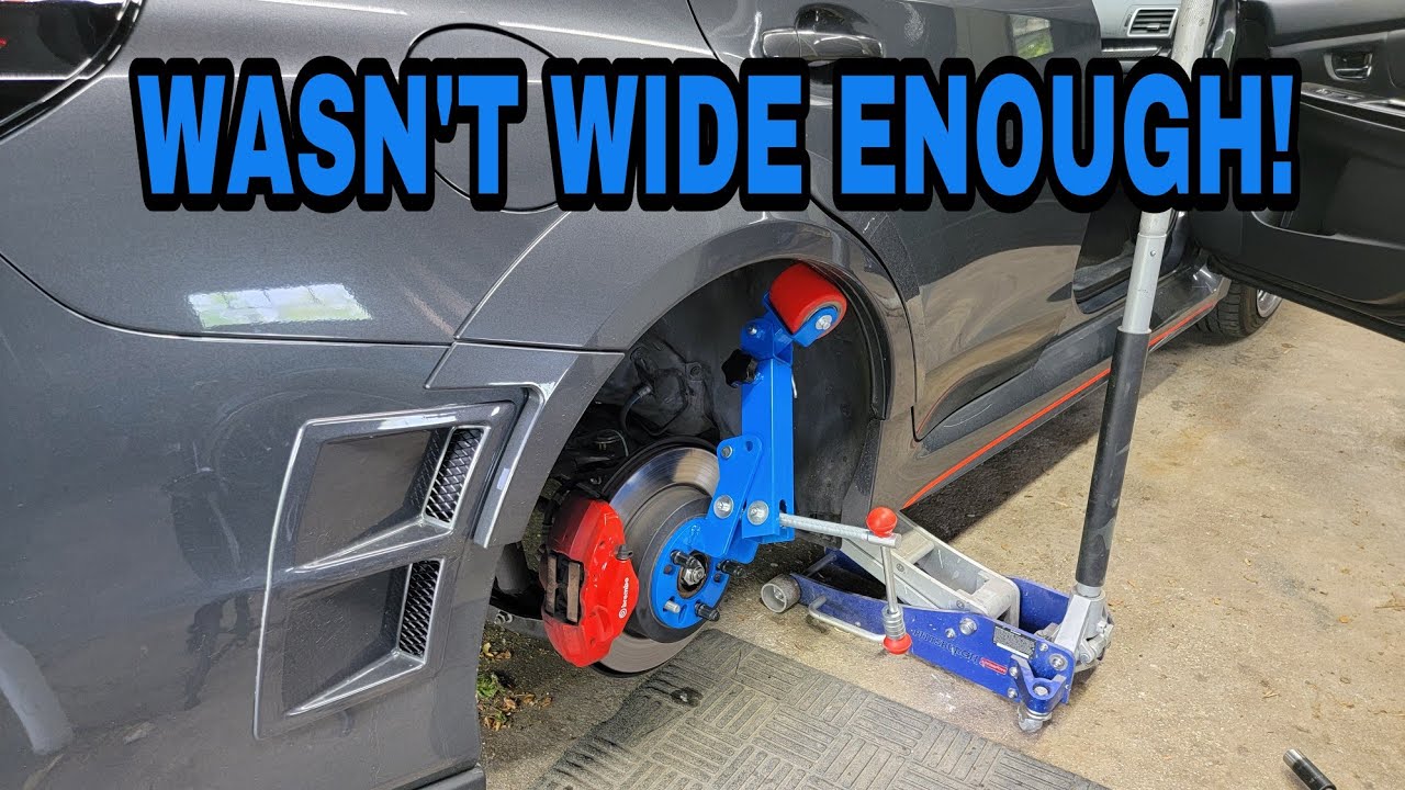 Rolling WRX Fenders (S209 Flares) To Fit Spacers