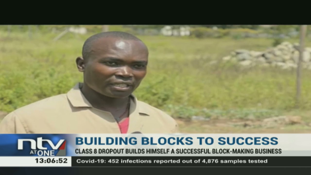 Class eight dropout builds successful block-making business