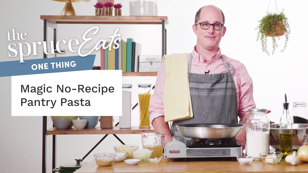 Easy No-Recipe Pantry Pasta | One Thing By Spruce Eats #PantryDinnerIdeas