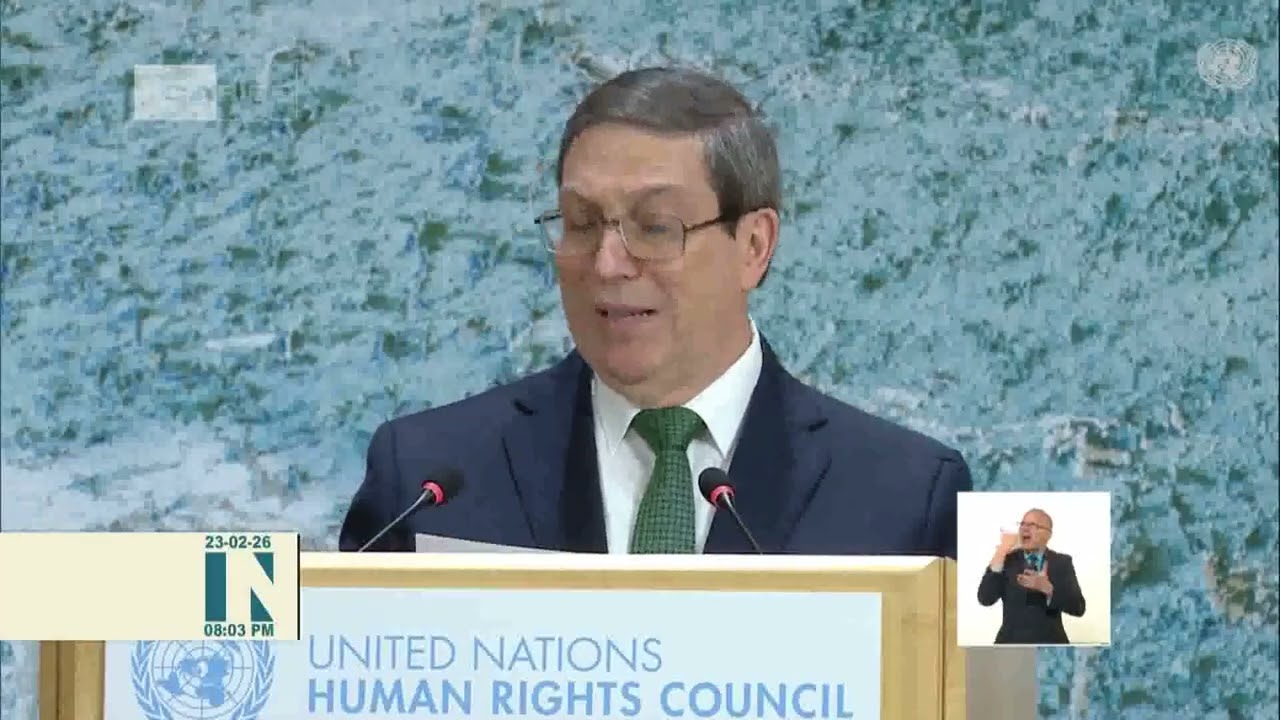 Canciller de Cuba participó en Segmento de Alto Nivel del Consejo de los Derechos Humanos