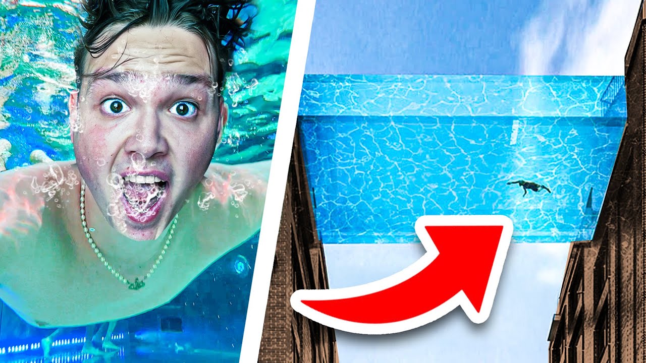 In den WELTREKORD POOL einbrechen!️🚨 (40 Meter in der Luft)
