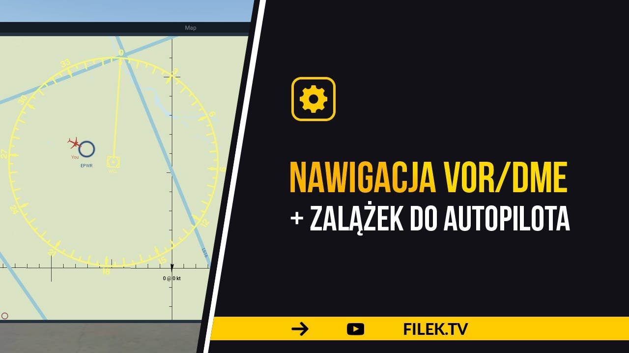 X-Plane 11/12 - nawigacja na radiolatarnię VOR/DME w B737 + zalążek do autopilota
