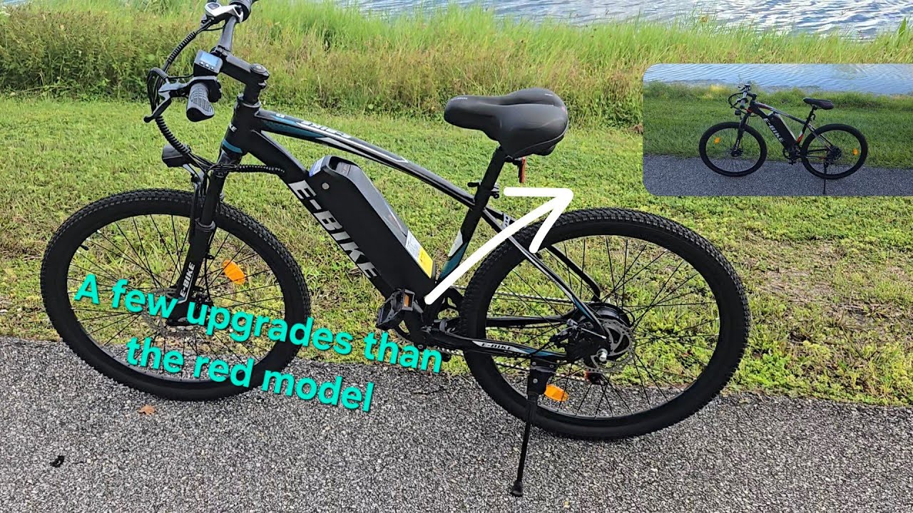 Обзор электровелосипеда Ebike (Q5) синего цвета