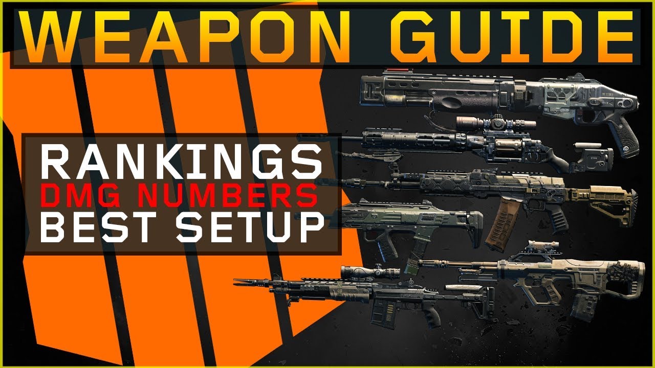 Ultimate Weapon Guide Blackout (DMG numbers & Rankings) Black Ops 4