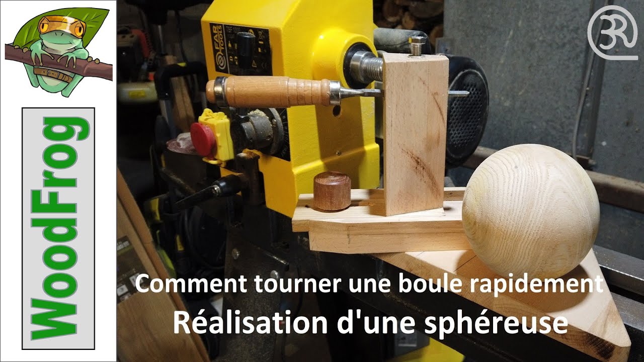 Comment réaliser rapidement une boule en bois avec une sphèreuse maison