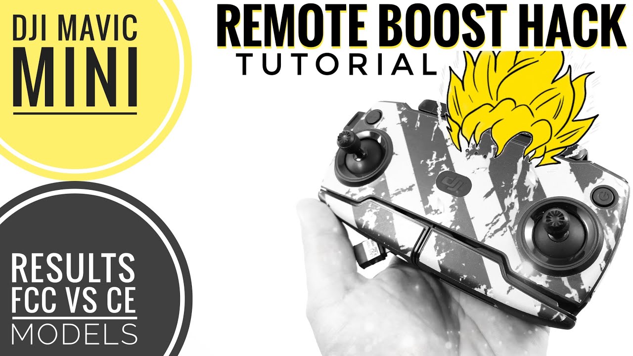 Учебное пособие по Mavic Mini Remote Boost | Взлом FCC | Забудьте об Ocusync
