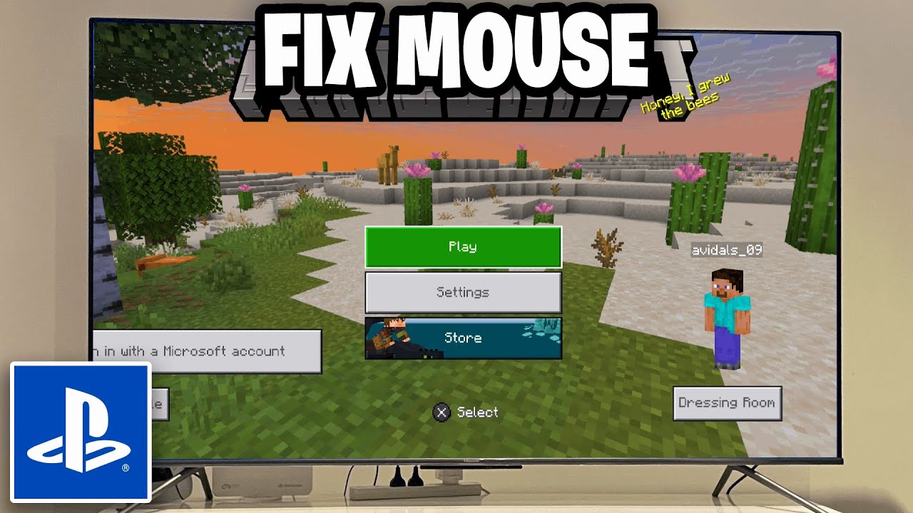 Как исправить неработоспособность мыши в Minecraft на PS5! — Руководство