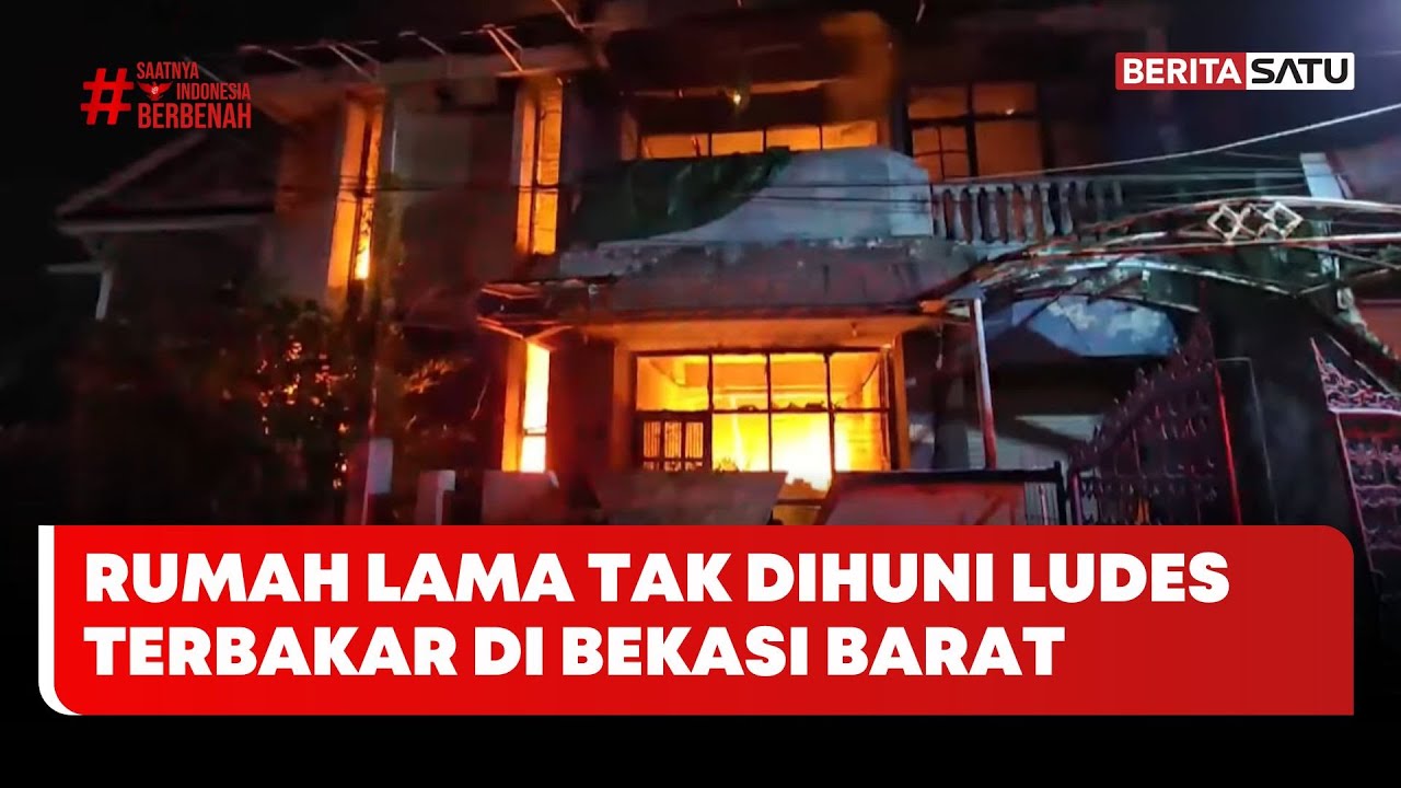 Rumah Lama Tak Dihuni di Bekasi Barat Ludes Terbakar #beritasatu