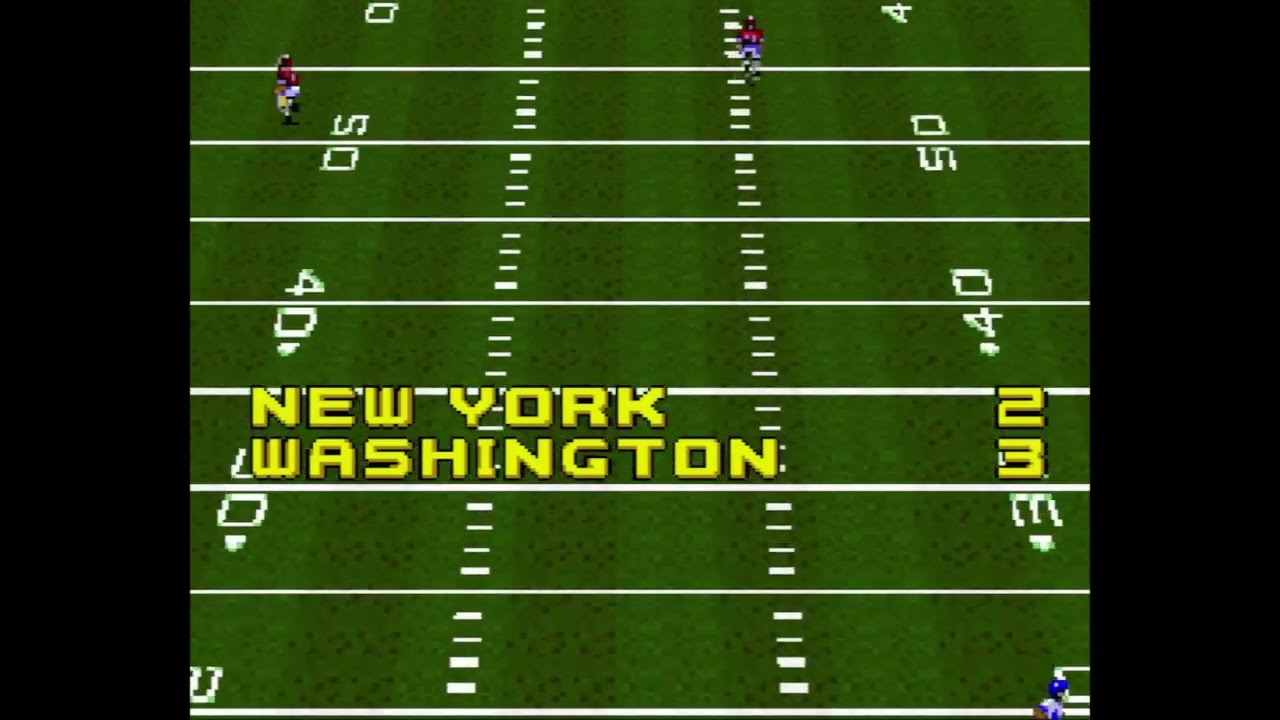 John Madden Football (SNES) - Simulation Tournament (Washington vs New York)