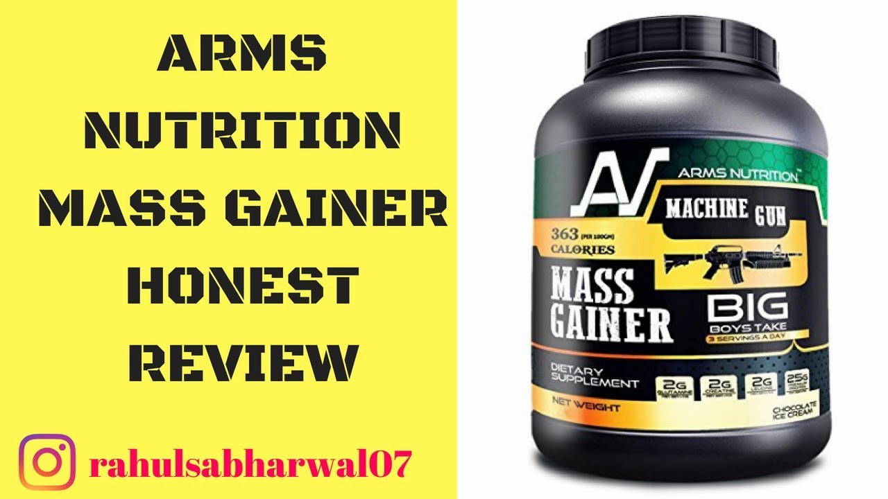 #1 Arms Nutrition Machine Gun Mass Gainer Honest Review - Fitness Overall