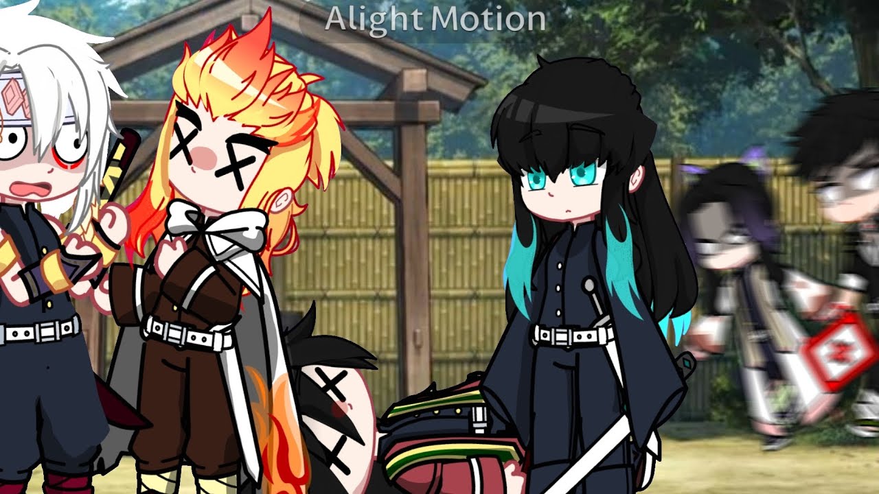 Muichiro with the Hashiras [Demon Slayer]_Gacha Club_《Cellie lock》