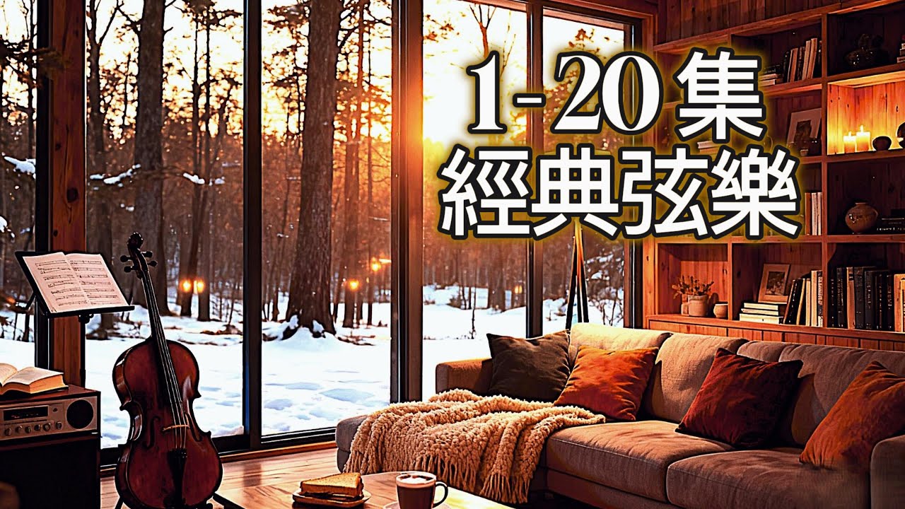 【1-20 集經典弦樂  🎻】瑪菲斯音樂莊園 .治癒解壓 ·  冬季放鬆音樂 ❄️咖啡音樂 · 緩解壓力與焦慮 · 早晨喚醒 · 工作BGM · 放空時光 · · Mavis Music  Manor