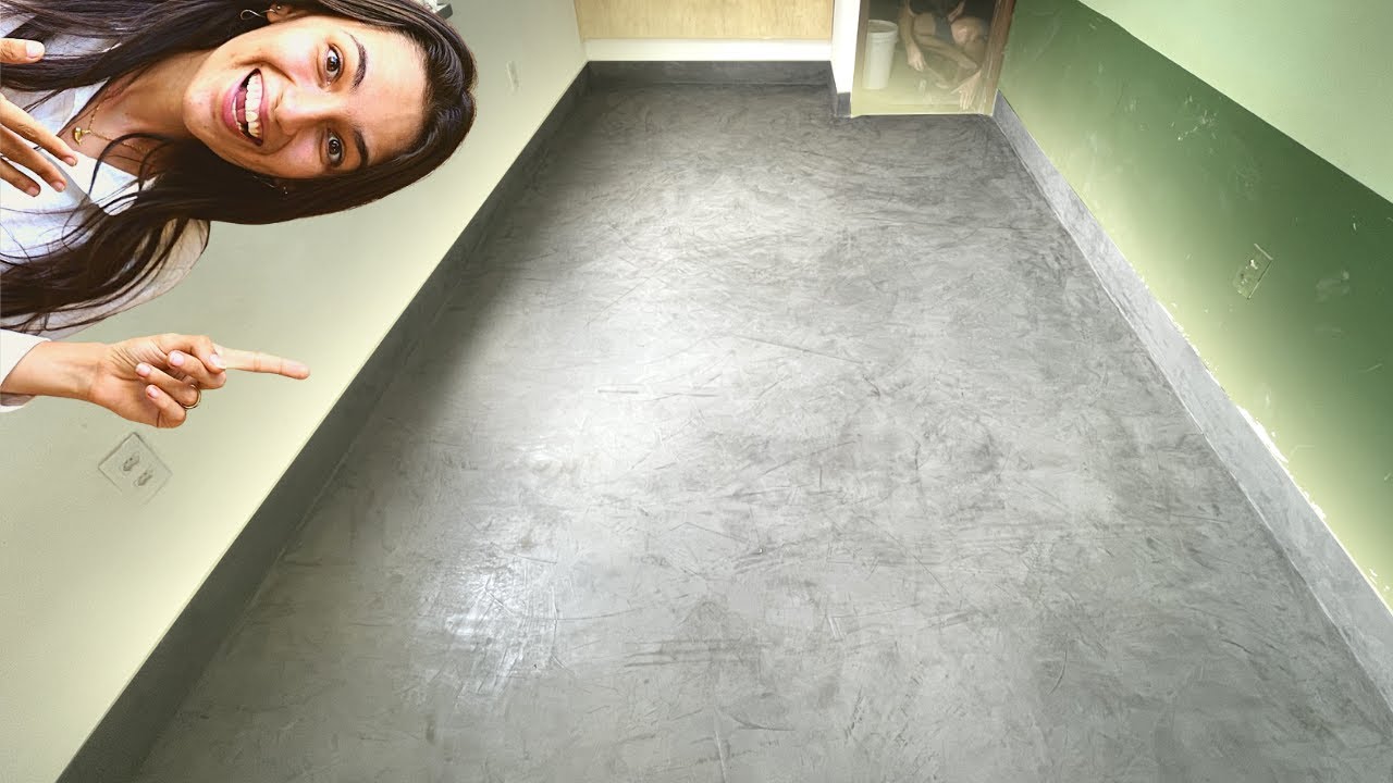 COMO FAZER CIMENTO QUEIMANDO PISO SOBRE PISO SEM QUEBRAR, RÁPIDO E BARATO DIY