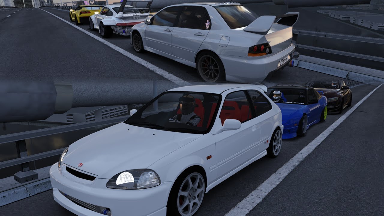 Shuto Expressway Street Racing/Cruising (700HP EK9 Civic, 1104HP JDM Evo 8, +) | Ассетто Корса