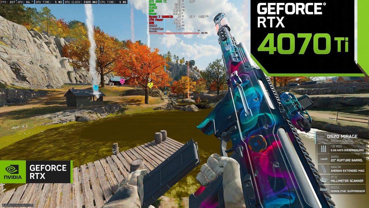 Call of Duty: Warzone Haven's Hallow Ryzen 7 5800X3D - RTX 4070 Ti 1440p DLSS + FG low