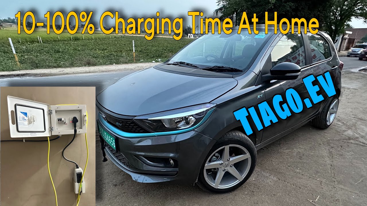 Tiago Ev Charging Time At Home 10% to 100%
