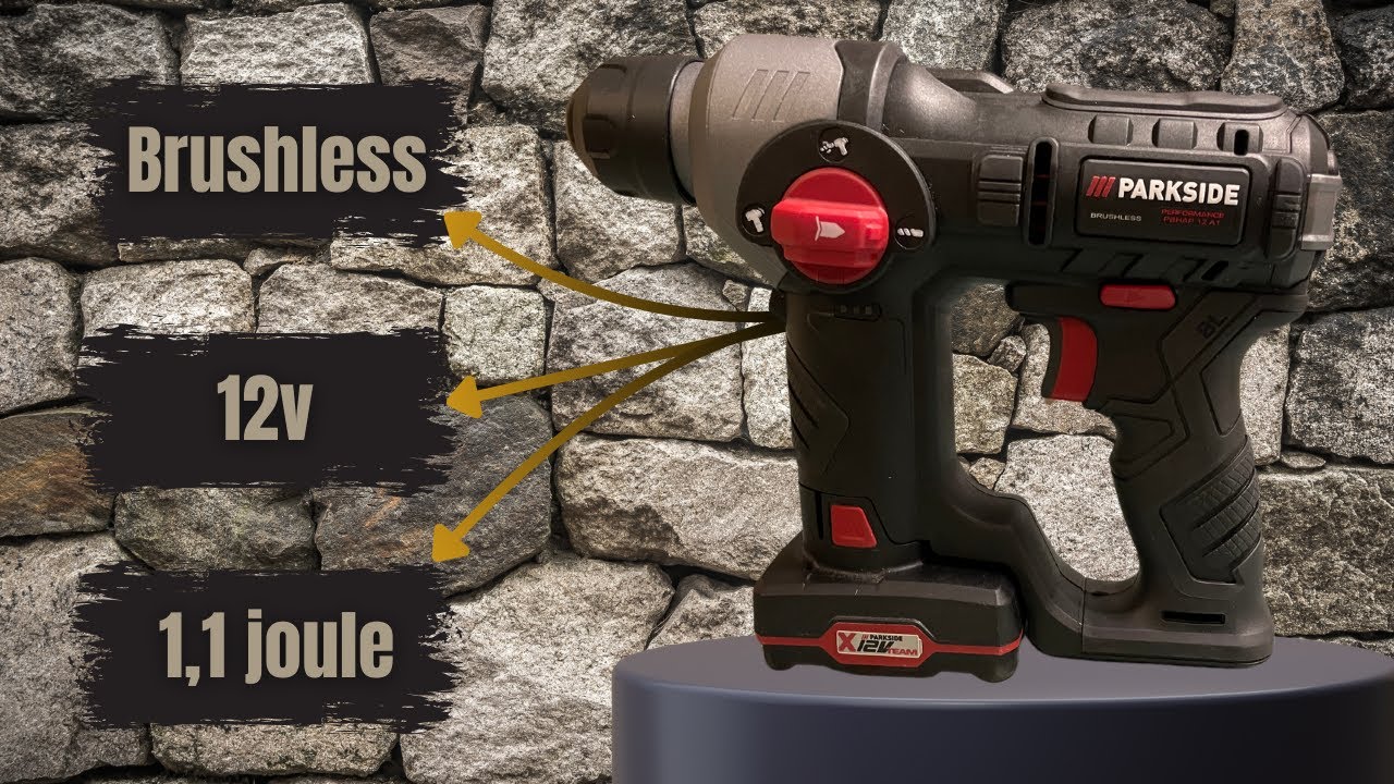 🟢 Parkside Performance - Présentation du marteau perforateur 12v