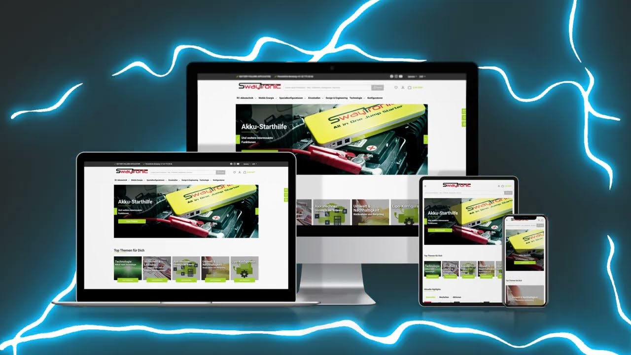 Swaytronic Website Customer Journey