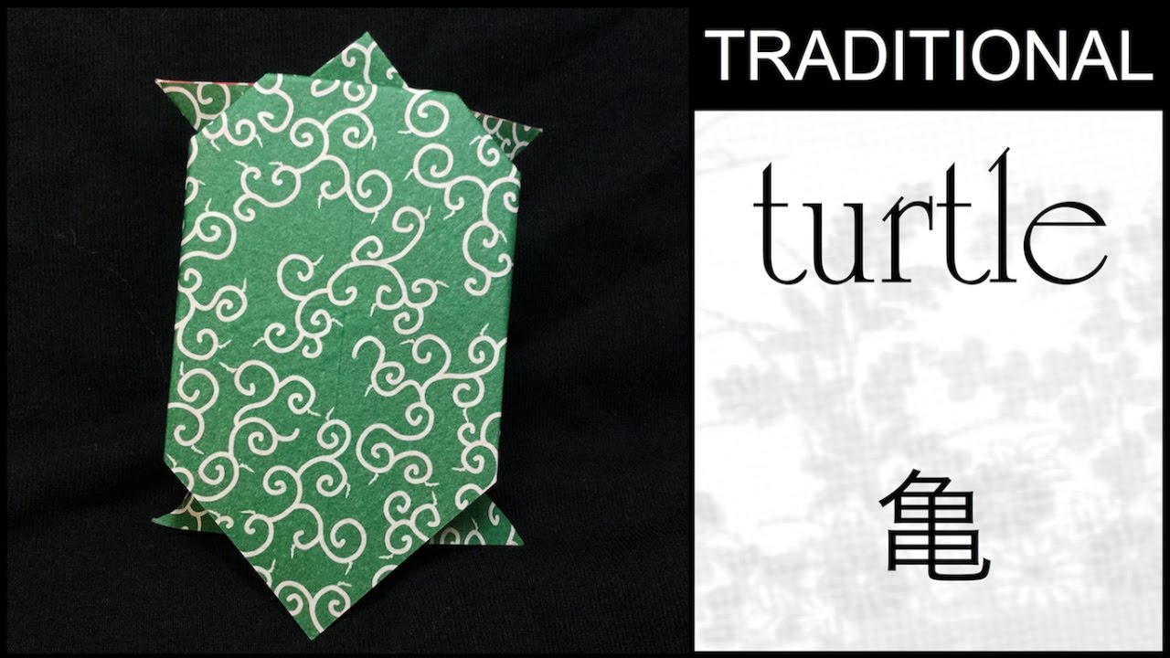 Traditional Origami Turtle Tutorial