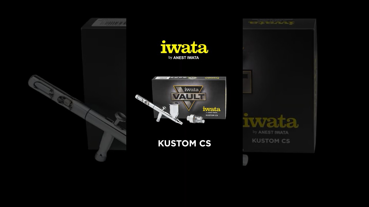 Iwata Vault Kustom CS 🔥 | Eclipse CS Leveled Up 🚀🎨 #iwataairbrush #airbrush
