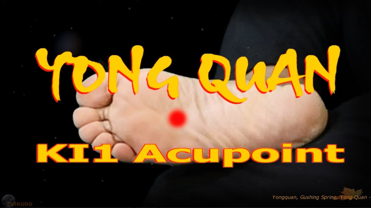 KI1 | Yongquan Acupoint | Kidney Meridian | Acupressure VIKUDO