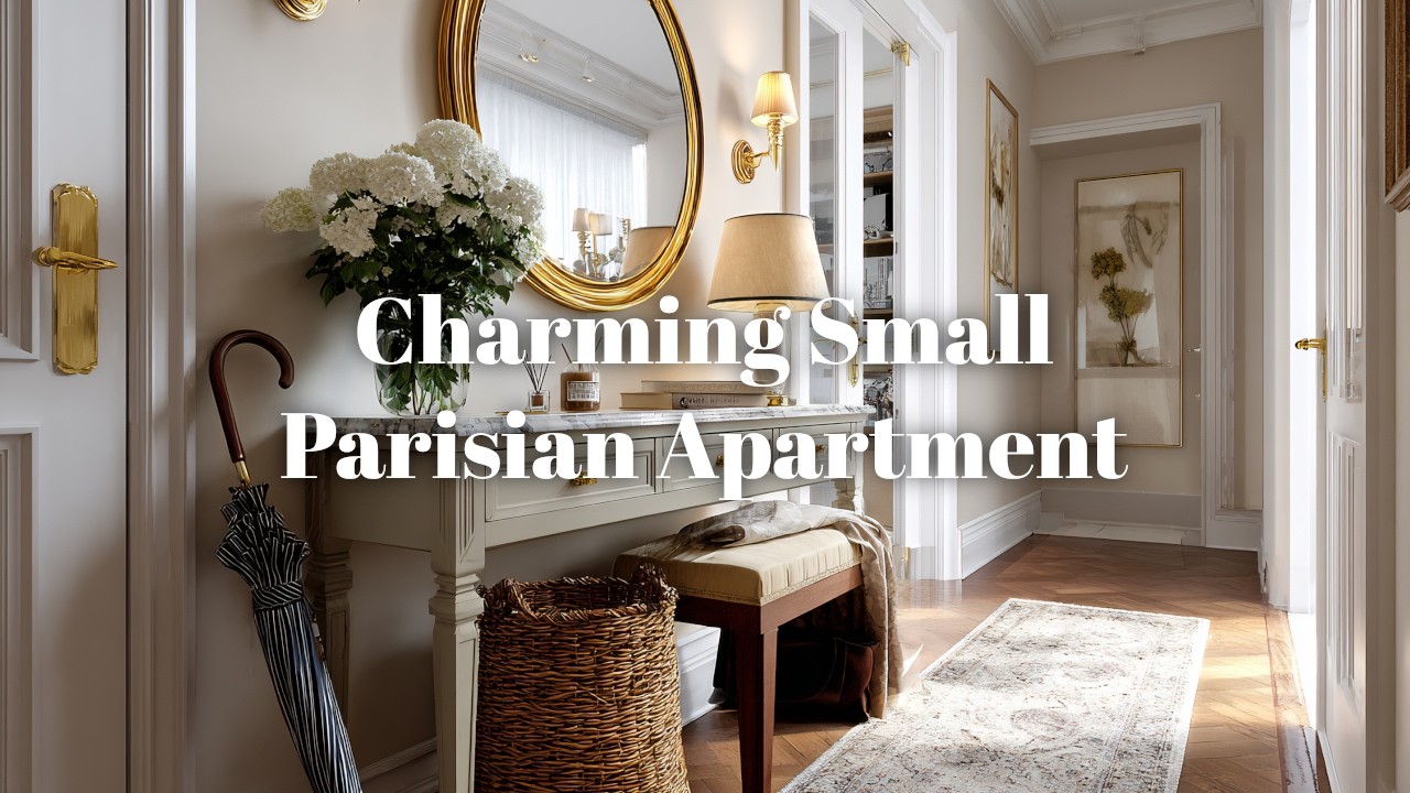 ✨ Charming Small Apartment with Subtle Luxury and Parisian-Inspired Style