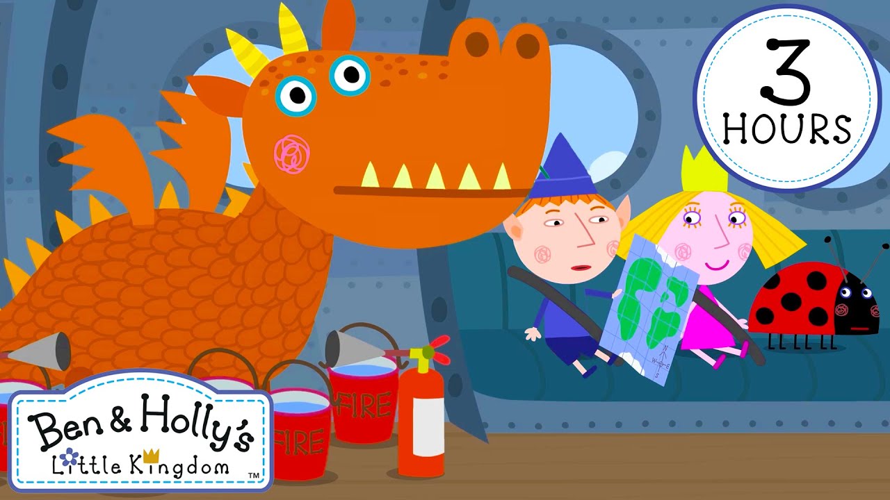 🐞 Dragon Babysitting! 🔥 Ben and Holly's Little Kingdom | Cartoons For Kids