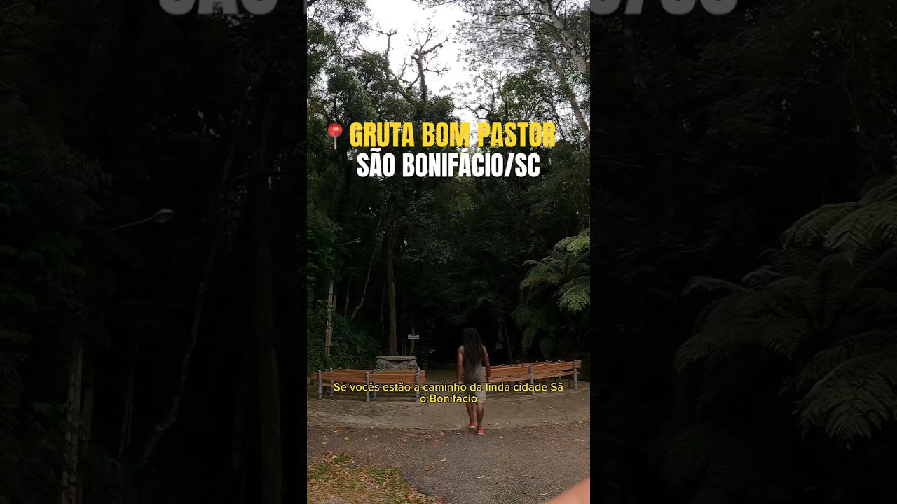 📍Gruta Bom Pastor - S&atilde;o Bonif&aacute;cio/SC #shorts #santacatarina #grandeflorianopolis