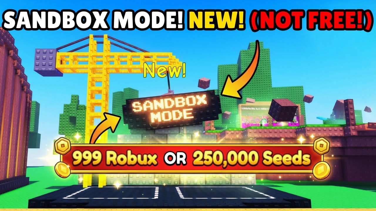 The SANDBOX MODE IS CRAZY in Garden Tower Defense!