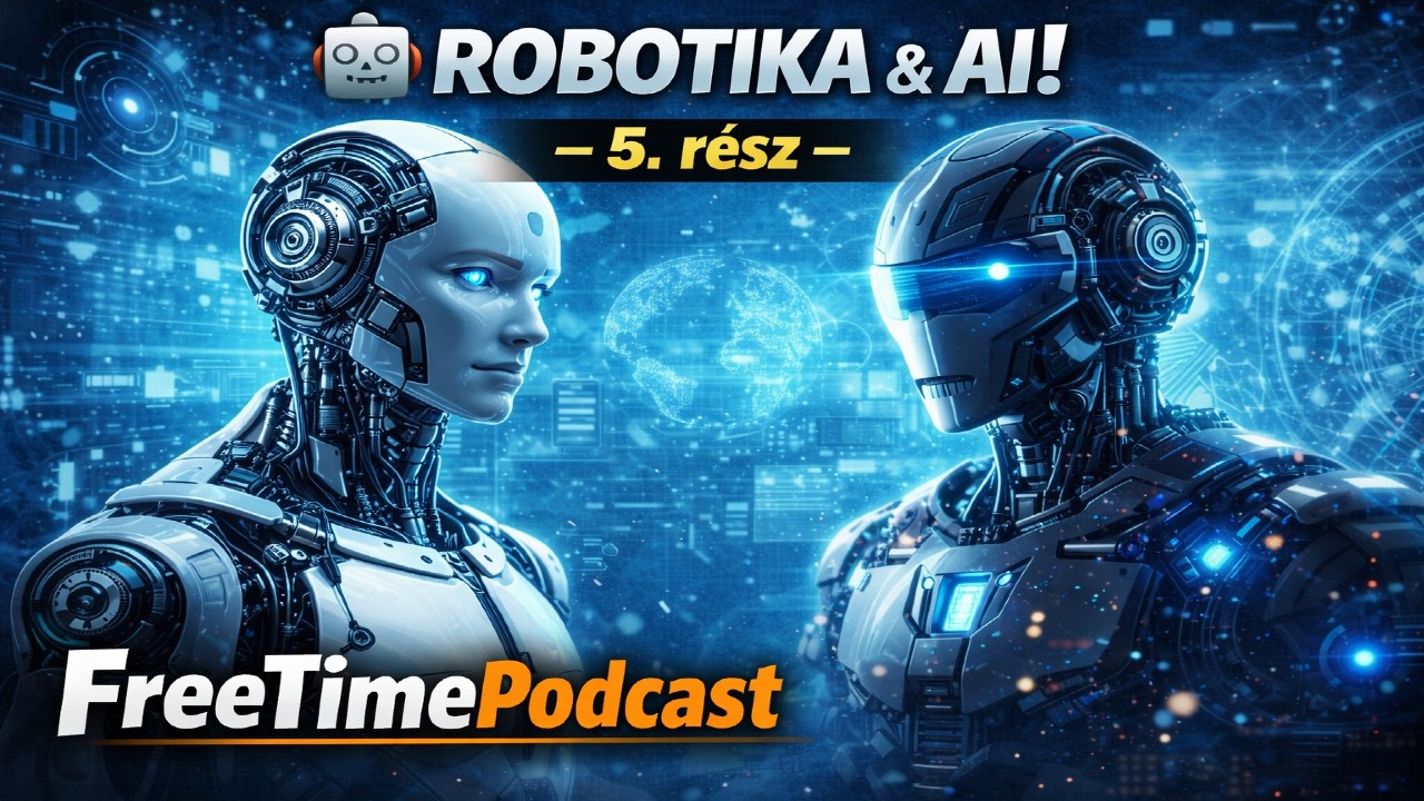 🤖 ROBOTIKA & AI! – 5. rész | FreeTimePodcast