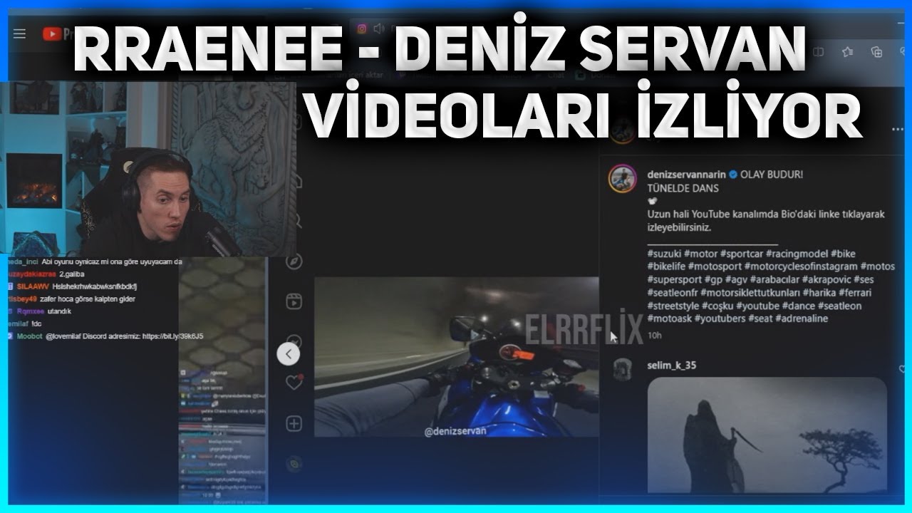 RRaenee | Deniz Servan Videoları İzliyor !! #rraenee #denizservan