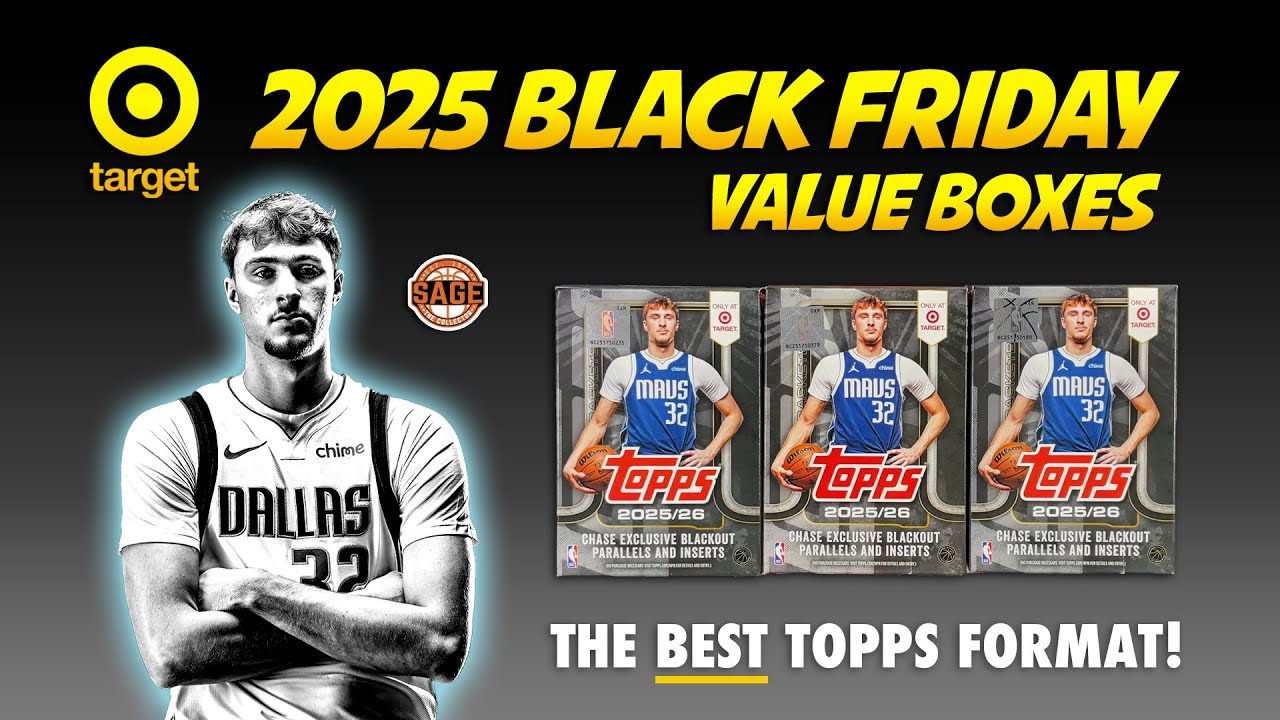 Выгодные наборы Topps Basketball Target в Черную пятницу 2025–26 годов 🔥 Потрясающие параллели и ...