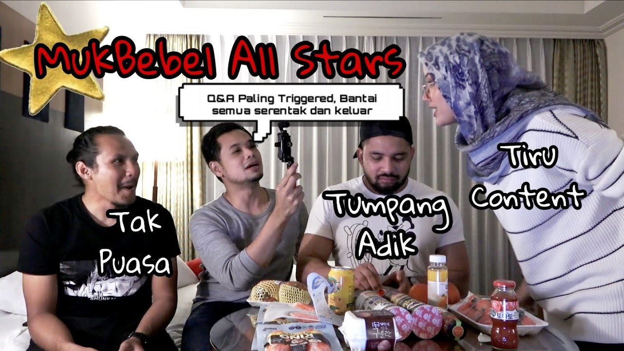 MUKBEBEL ALL STARS: Haze Buat Youtuber Triggered Feat. Shaz Zainuddin, Isaac Osman & Schaffy